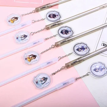 

New Mo Dao Zu Shi Series Acrylic Ancestral Pendant Gel Pen - 0.5mm Comic Pendant Pen Gift Anime Around Random Pattern