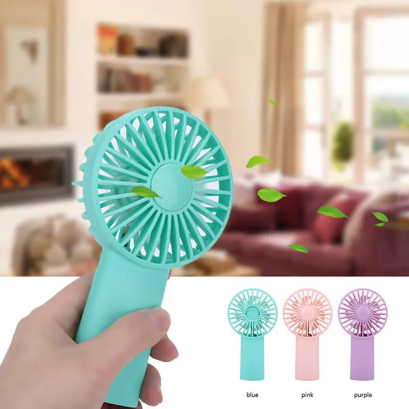 

Air Fan Cooling Fan USB Fan Cute Portable 3 Color Hand Held Vehicle Outdoor Office Laptop Computer