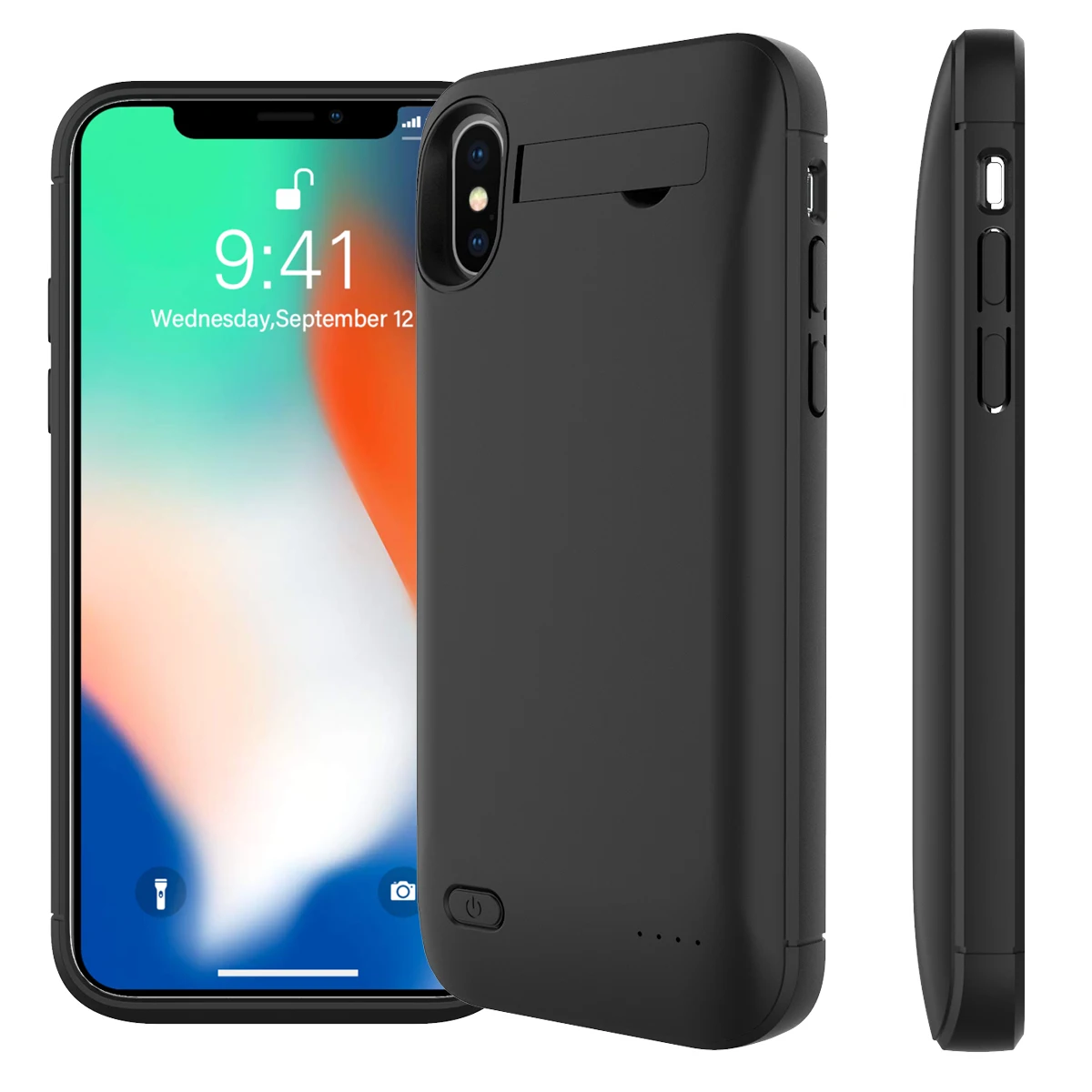 Чехол для аккумулятора для iPhone XS Max 4000mAh power Bank Charing чехол с подставкой зарядное устройство чехол для iPhone XS Max Coque