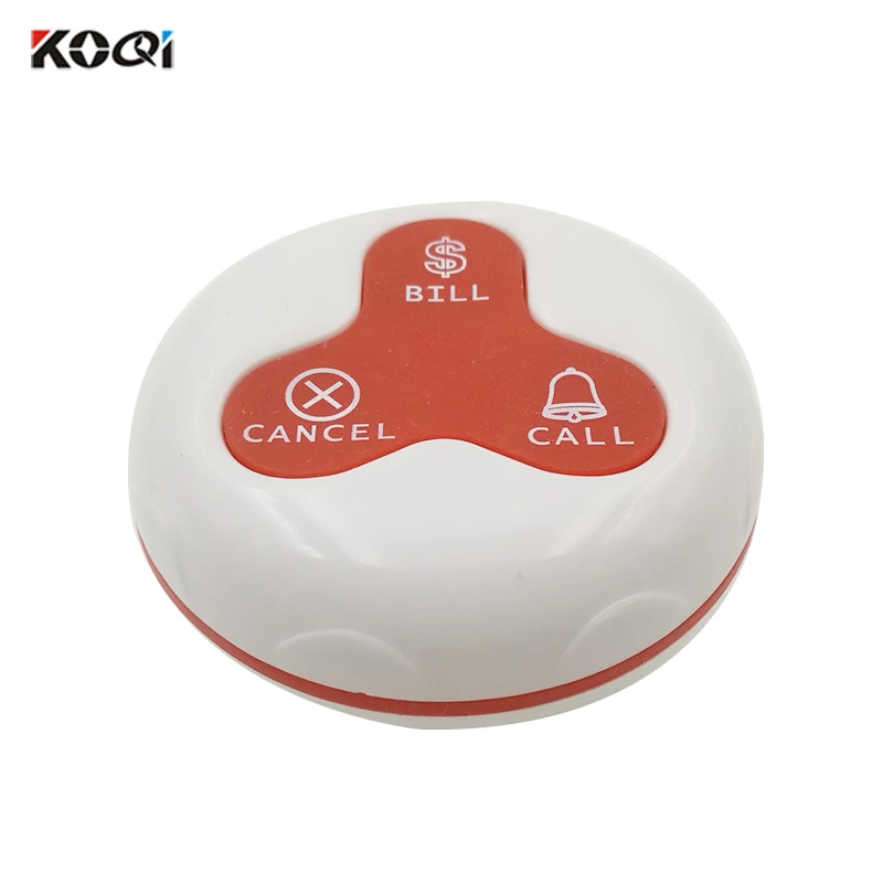 999 Channel RF Wireless Calling System Receiver Display Host Call Button Restaurant Guest Call System
