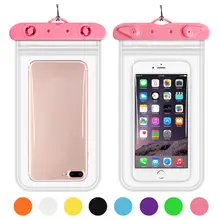 11x22 см Универсальный Водонепроницаемый Чехол для телефона IPX8 мобильный чехол для хранения прозрачный сухой Чехол Двойной Герметичный для плавания под водой