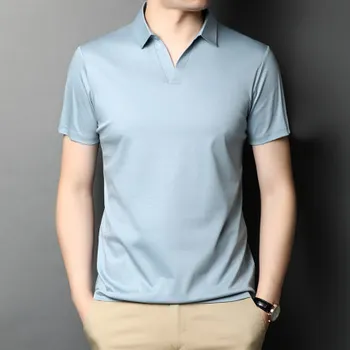 

Short-sleeved men's t-shirt casual breathable half-sleeved top 8373