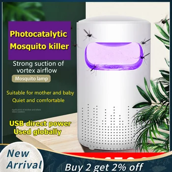 

Electric Mosquito Killer Lamps Fly Bug Zapper Mosquito Insect Led Trap Intelligent Light Control Exterminator Light Pest Control