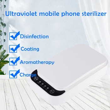 

Portable 5V UV Phone Sterilizer Box Cell Phone Disinfector Personal Jewelry Ultraviolet Watch Disinfect Cabinet