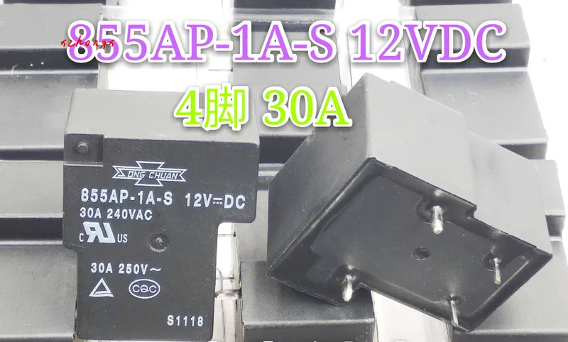 855AP-1A-S-12VDC 4 фута часто открытый 30A DC12V абсолютно тайваньское реле