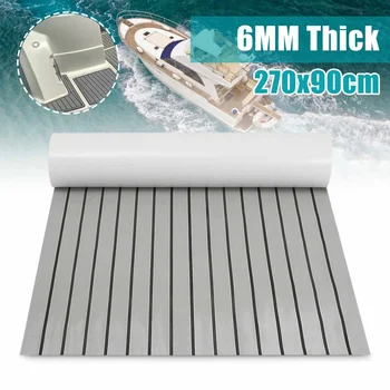 

Foam Teak Decking Self-Adhesive 2700x900x6mm EVA Foam Marine Flooring Faux Boat Decking Sheet Accessories Marine 3 Styles