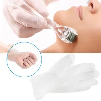 

Nails 50pcs Disposable Latex PVC Protective Gloves Anti-Slip Gloves for Beauty Salon Nail Art Nails Accessoires