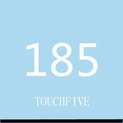 TOUCHFIVE 168 цветов одиночные художественные маркеры Кисть ручка эскиз на спиртовой основе маркеры двойная головка манга ручки для рисования товары для рукоделия - Цвет: 185-pale blue light