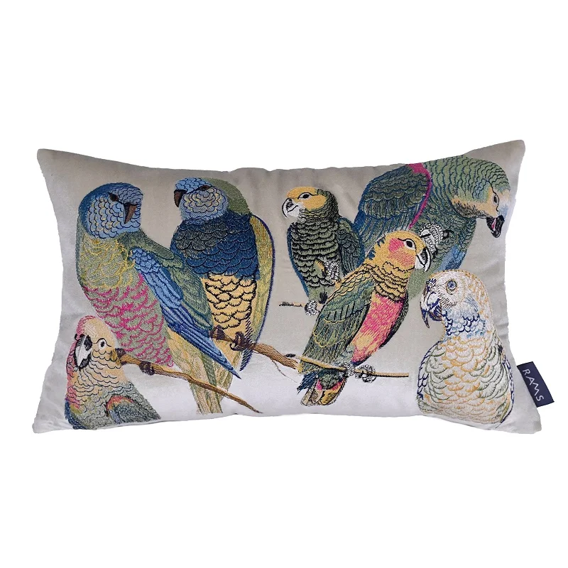 2021 Rams Embroidered Decorative Geometric Pillow Cushion Home Decor Embroidery COVER ONLY NO FILLINGS 