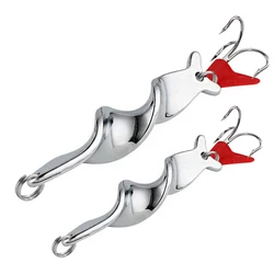 1PC 7g 10g 14g 21g 28g Rotating Metal Spinner Spoon Fishing Lure Hard Baits For Trout Pike Pesca Peche Treble Hook Tackle