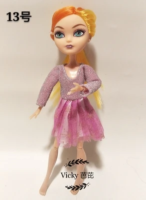 28 см, 11 шарниров, игрушки для кукол, высокое качество, BJD, шаровая шарнирная кукла, модные подарочные игрушки для девочек, детская кукла, отправка ever after high Doll - Цвет: Серебристый