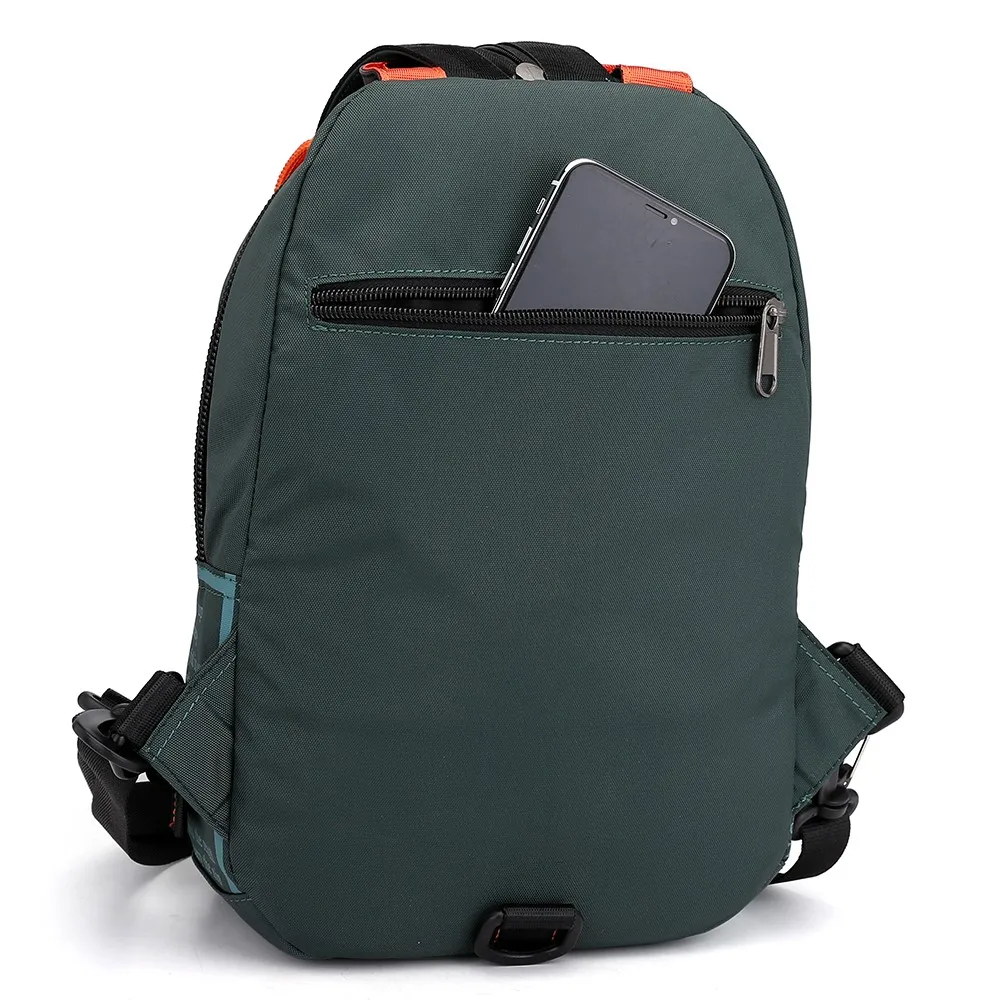 Men Backpack Mini Soft Touch Multi-Function Small Shoulder Sling Backpack Male Shoulder Bag Men Purse New Fashion