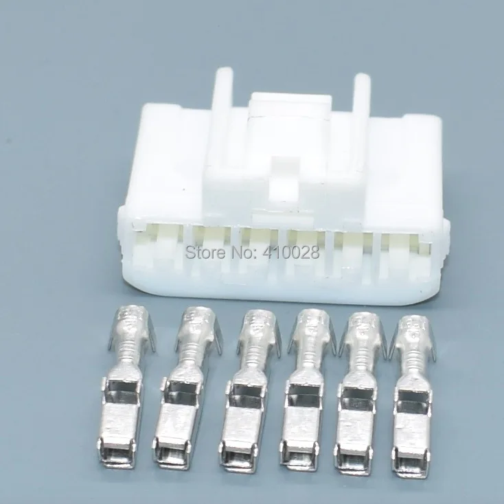 shhworldsea 6 Pin 2.2mm Electrical Auto Connector With Terminals For Car Auto 7283-1061