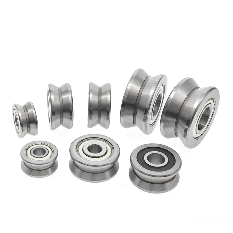 Description Picture 5 of item4pcs LV202-41 ZZ 15x41x20 mm V groove puller roller ball bearing Traces walking guide rail bearings 15mm * 41mm * 20mm