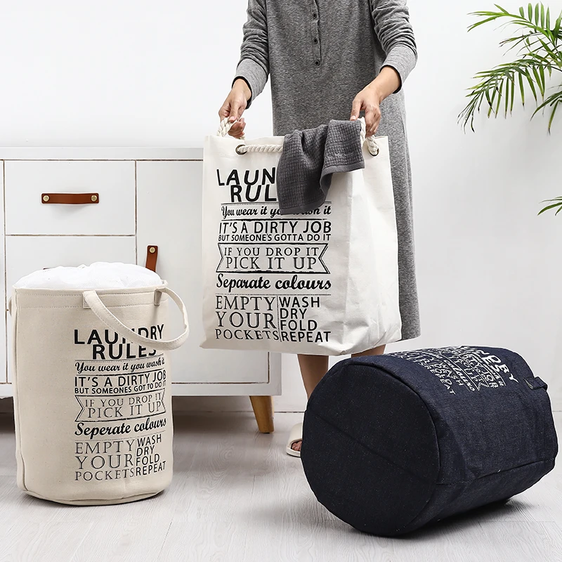 Bolsa ropa sucia para el hogar, organización de almacenamiento para ropa sucia, juguetes, artículos diversos, bloques de construcción, contenedor de accesorios de baño|Bolsas de lavandería| - AliExpress