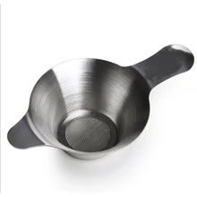Нержавеющая сталь с ручкой универсальный Многоразовый ситечко для заварки легко моющийся бытовой сетчатый листовой Воронка кухонный домашний Чайный фильтр