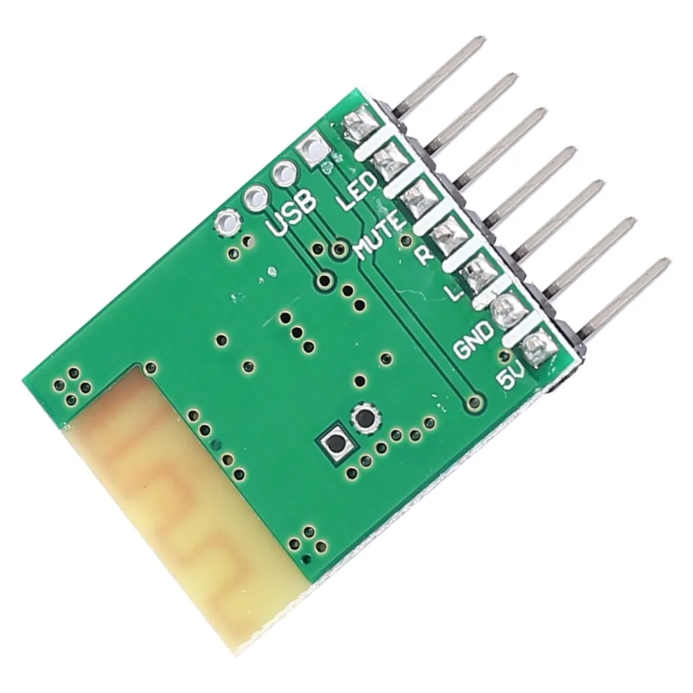 100 шт./лот 5 в моно стерео приемник Bluetooth аудио модуль универсальный 7PIN выходной интерфейс динамик усилитель