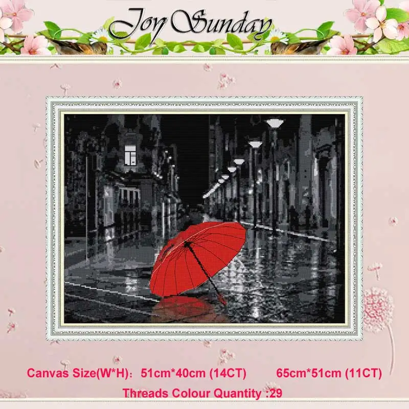 Romantic Paris Patterns Counted Cross Stitch 11CT 14CT Cross Stitch Set Cross-stitch Kit Embroidery Needlework