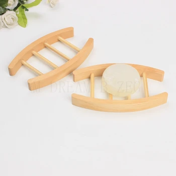 

Ladder Shape Soap Box Natural Chinese Cherry Soaps Tray Manual Wooden Home Bathroom Supplies Sturdy And Durable Soap Holder