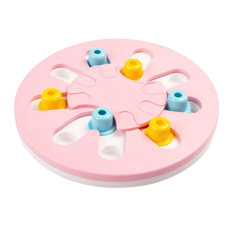 Pet Dogs Toys Slow Feeder Leak Food Puzzle Game Disc Training Interactive Toys Training Supplies