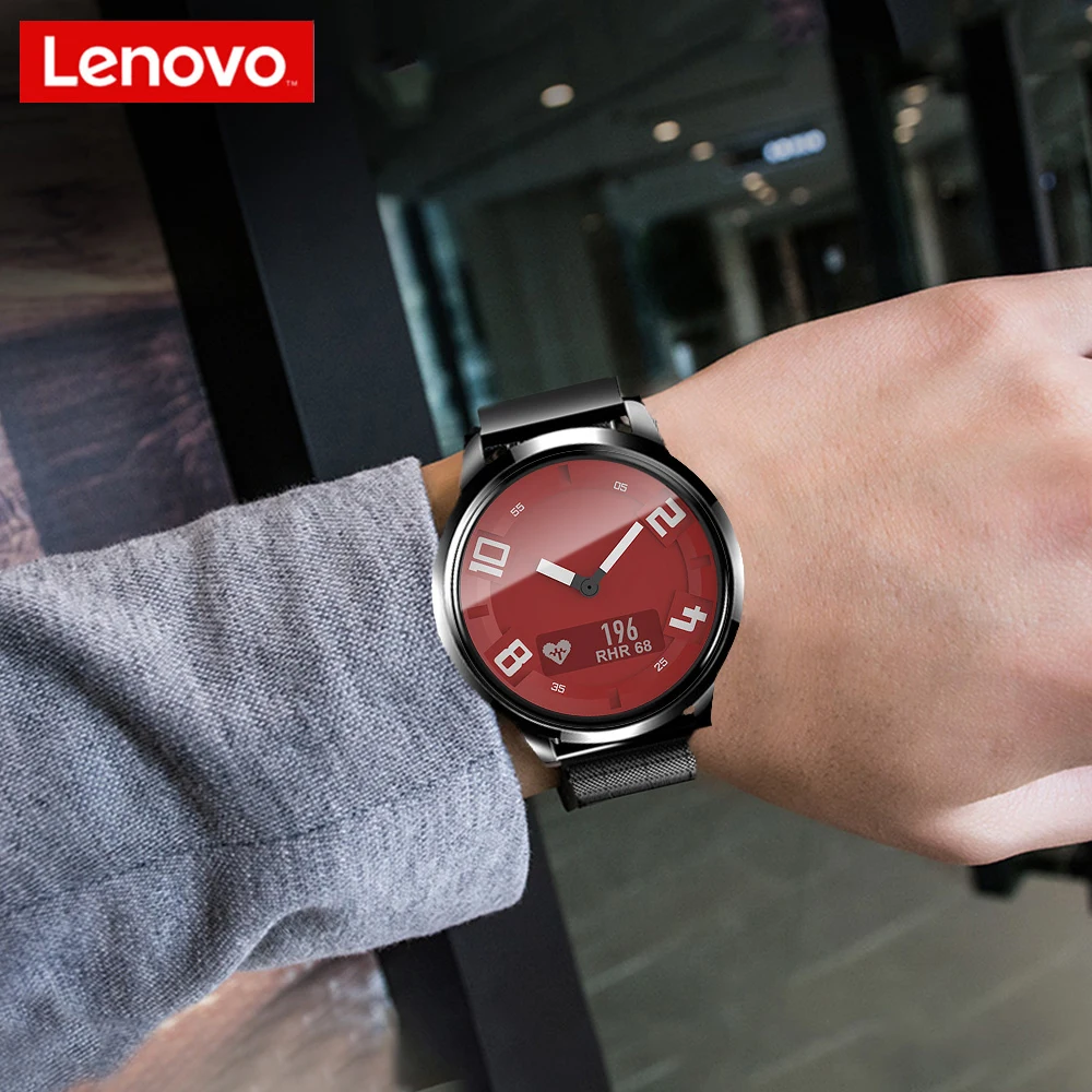 Lenovo часы X для мужчин и женщин умные часы 80 м водонепроницаемые пульсометр кровяное давление здоровье классические умные часы для Xiaomi samsung