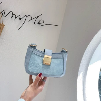 

Alligator Pattern Women Handbag PU Leather For Women 2020 Travel Handbag Fashion Designer Luxury Underarm Shoulder Totes Bag