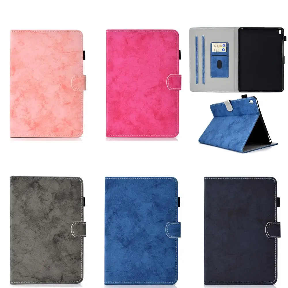 

Case For Apple iPad 7 Back Folio Stand with Auto Sleep/Wake Up PU Leather Smart Cover For iPad Pro 9.7 case