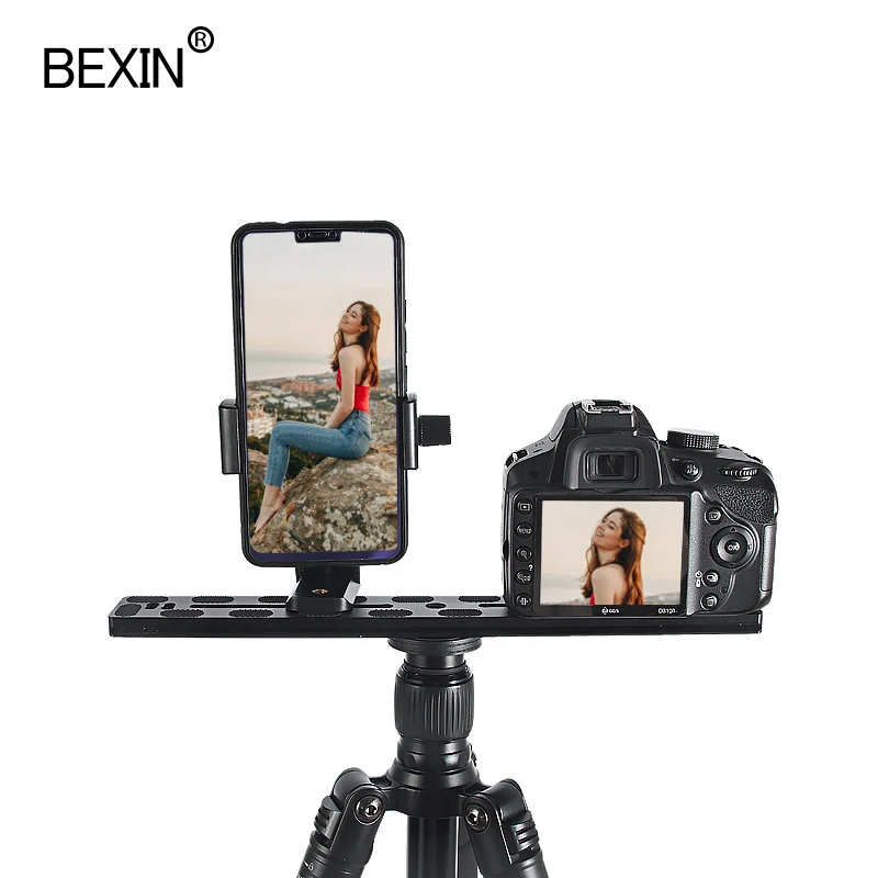 BEXIN, длинный штатив для камеры, быстросъемная пластина, быстросъемный кронштейн, крепление для камеры, пластина для dslr камеры, штатив с 1/4 винтом