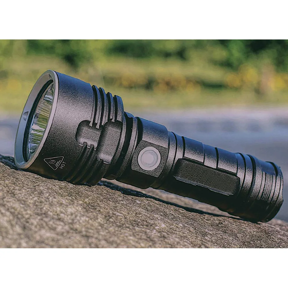 

LED Powerful Flashlight Rechargeable Super Bright Long-range High-power Outdoor Home Searchlight ED-shipping