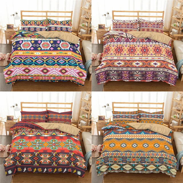 $US $18.98  Homesky Bohemia Style Bedding Set Mandala Duvet Cover 3d Print King Queen 3pcs Bed Set Home Textile