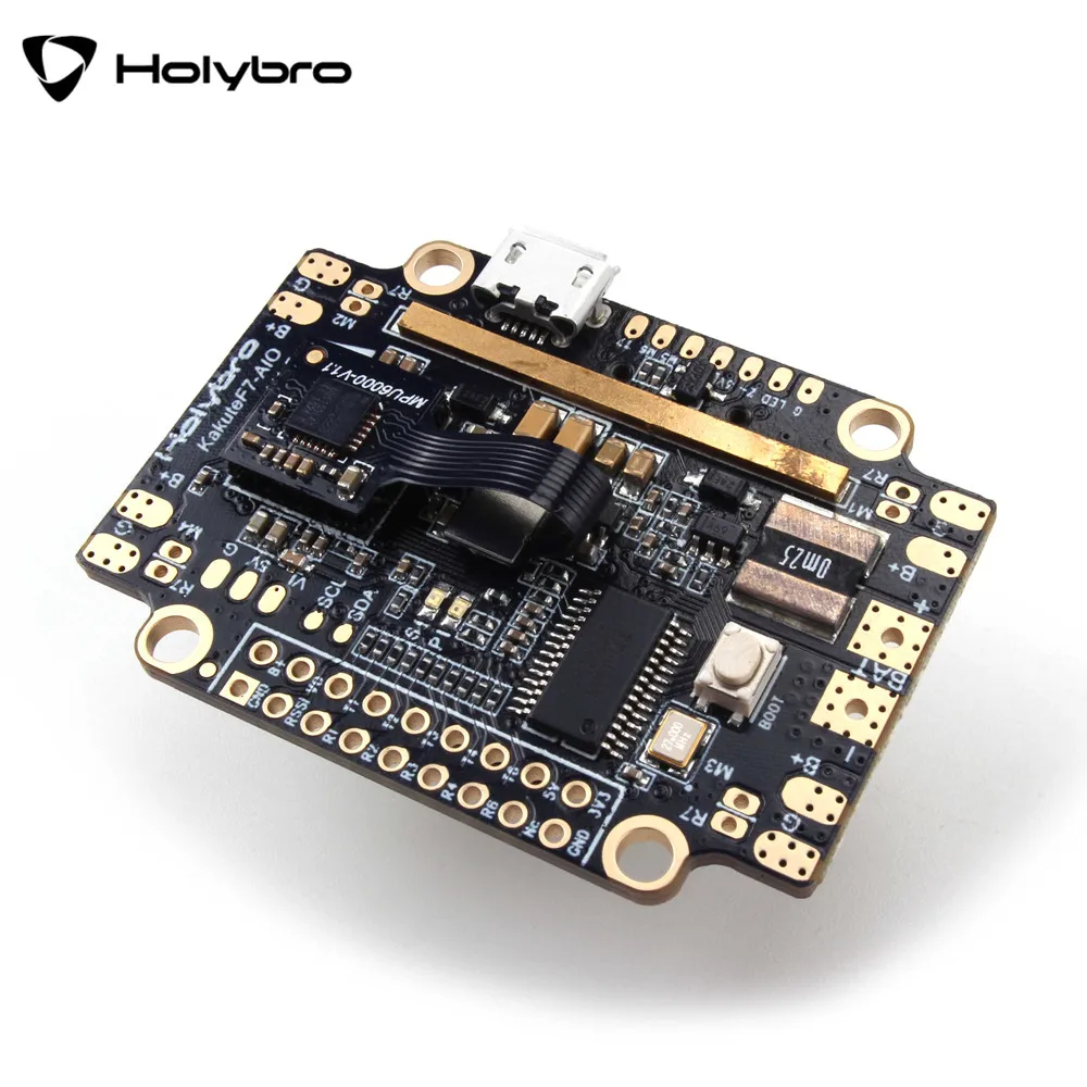 Holybro Kakute F7 AIO STM32F745 Контроллер полета с OSD PDB Датчик тока барометр для радиоуправляемого дрона - Цвет: F7 AIO V1.5