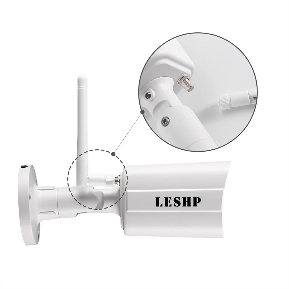 LESHP водонепроницаемый H.264 1,0 MP1280X720 HD wifi безопасности мини IP ИК Пуля камера SN-IPC-4006FSW10 сети камеры наблюдения