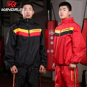 

KANGRUI Man Woman Unisex Fitness Loss Weight Sauna Suit Set Slimmer Slim Exercise Workout Sweat Sauna Suit
