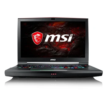 

Laptop MSI GT75VR 7RE-054RU Intel Core i7-7820HK/32GB/1TB+512GB SSD/No ODD/17.3" UHD 4K IPS/NVIDIA GeForce GTX 1070x2 SLI 8GB/Cam/WiFi+BT/Win10/Black