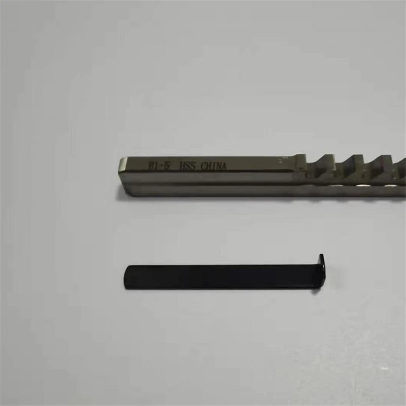5mm B1 Push-Type Keyway Broach Metric Sized with Shim High Speed Steel Cutting Tool for CNC Machine New