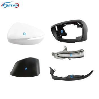 

MTAP Car Door Rearview Mirror Accessories Mirror Cover Housing Frame Turn Signal For Mazda CX-4 CX-5 2015 2016 2017 2018