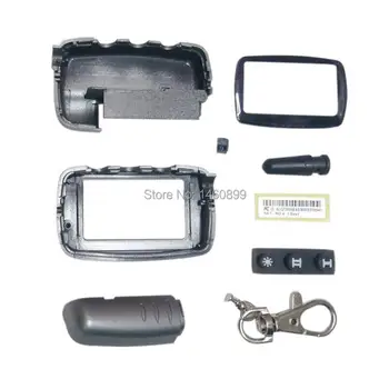 

A9 Case Keychain Body Cover For 2 way Car alarm System LCD Remote Control Key Chain Fob Starline A9 A6 A8 A4