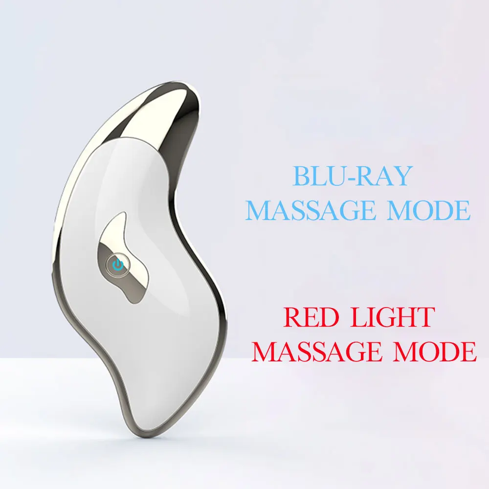 360 Degree Micro- Face "V" Shaping Massager Electric Dolphin Face Neck Scraper Facial Skin Tighten&Lifting Body Guasha