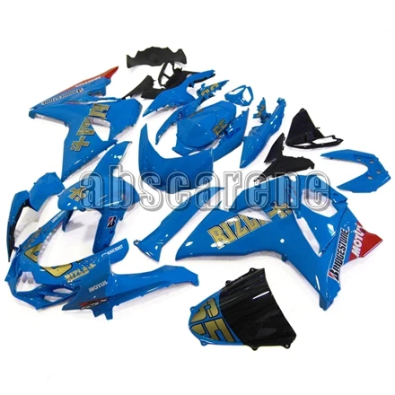 Полный обтекатели для Suzuki GSXR1000 K9 2009- GSXR1000 K9 09, 10, 11, 12, 13, 14, 15, 16 лет из АБС-пластика Пластик кузов небесно-голубого цвета, корпусов