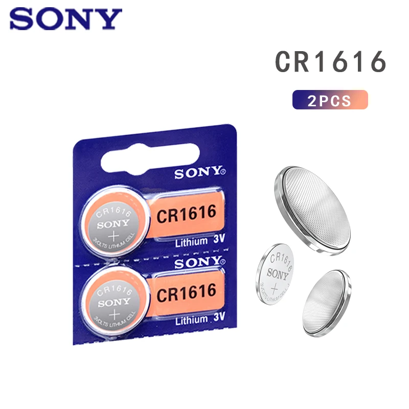 2pcs/lot Sony Cr1616 Dl1616 Ecr1616 Lm1616 1616 3v Lithium Batteries
