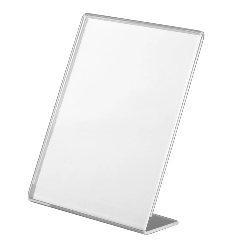 1x Acrylic Photo Frame Poster Picture Holder Standing Display Memories Gifts