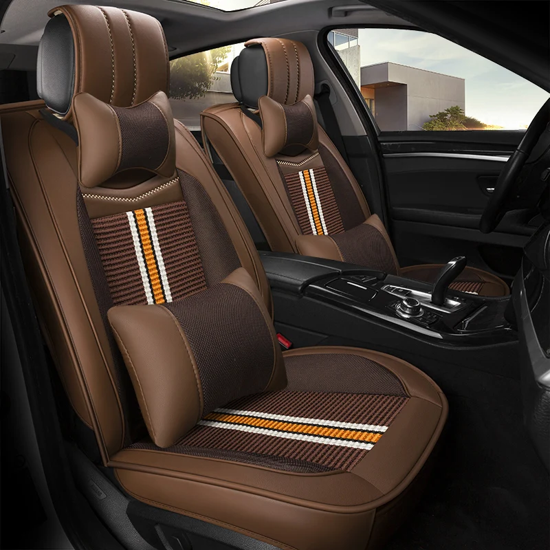 Новинка 2018 кожаный чехол для автомобильного сиденья geely mk toyota prius jeep grand cherokee bmw x5 f15
