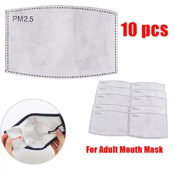 

4/10 Pcs Anti-fog And Dust-proof Square PM2.5 Mask-Filter Five-layer Filtration For Adults and Children Maskfilter