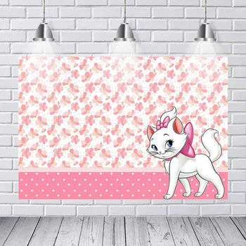 

Background Photography Photo Backdrop Light Pink Floral Flowers Marie Cat Custom Baby Shower Newborn Birthday Party Background