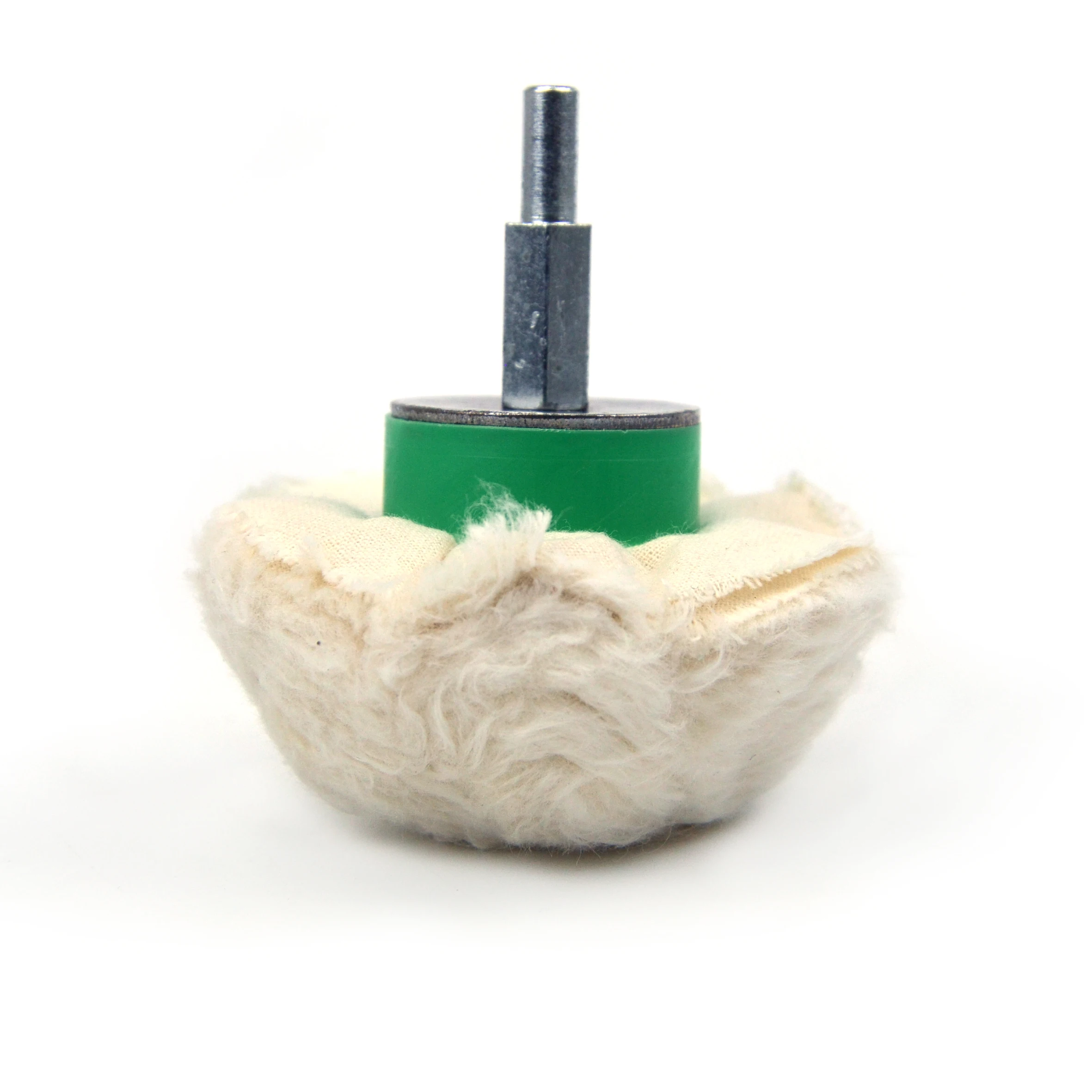 1PC 45/70mm Mushroom Grinding Head Pure Cotton Cloth Polishing Buffering Wheel with 6mm Mandrel Fits Dremel Abrasive Tools