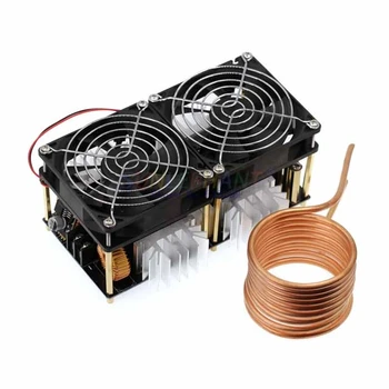 

A6-- 2000W ZVS Induction Heating Board induction heater Module Flyback Driver Heater Good Heat Dissipation 180*90*80mm + Coil