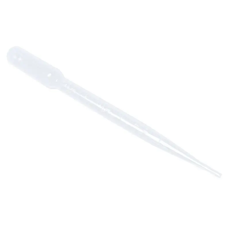 100 Pcs Laboratory Set Clear Plastic Graduated Pipette Droppers 3mL