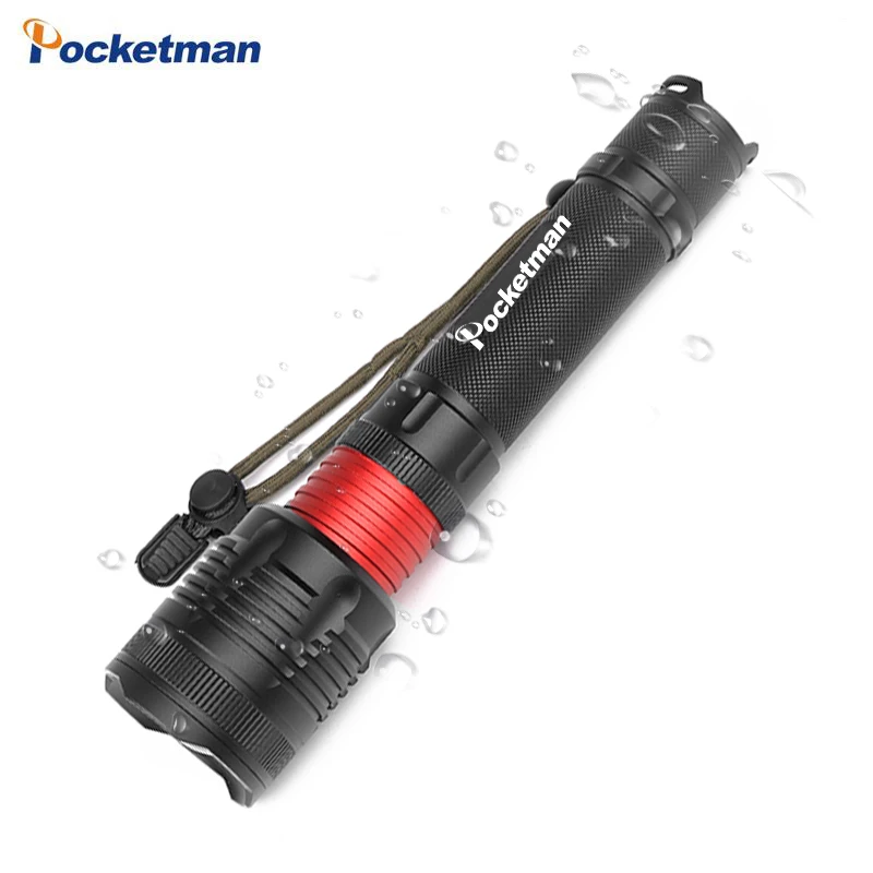 

Portable High Bright XHP70 LED flashlight non-slip aluminum alloy 3 modes torch 2000LM to meet all daily lighting Flashlights