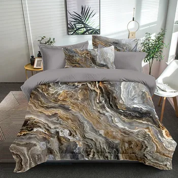 

Stone Pattern Bedding Set 3d Digital Printing Duvet Cover Queen High Quality Lifelike Bed Linen