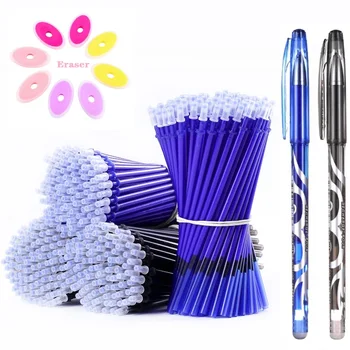 

Erasable Pen Set Washable Handle Black Blue Ink Writing Gel Pen Rollerball Pens For School Office Stationery Supplies 040280